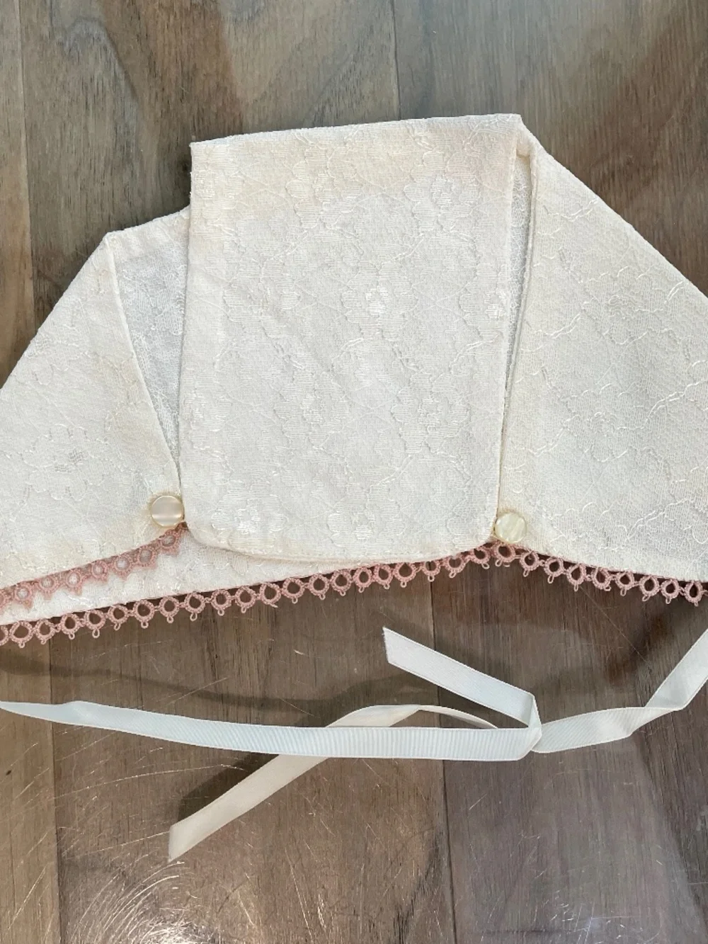 Antique Baby Gown, Bonnet and Bib Set